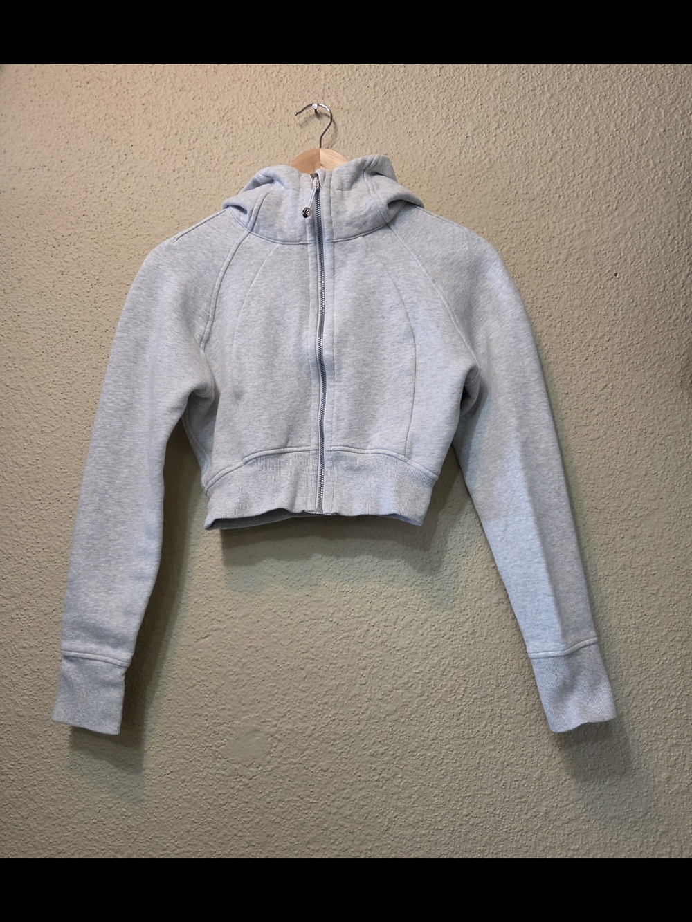 Lululemon Jacket Womens Small Scuba Full Zip Cropped Hoodie
